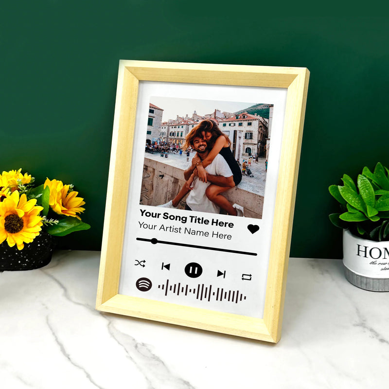 Personalized Spotify Plaque Music