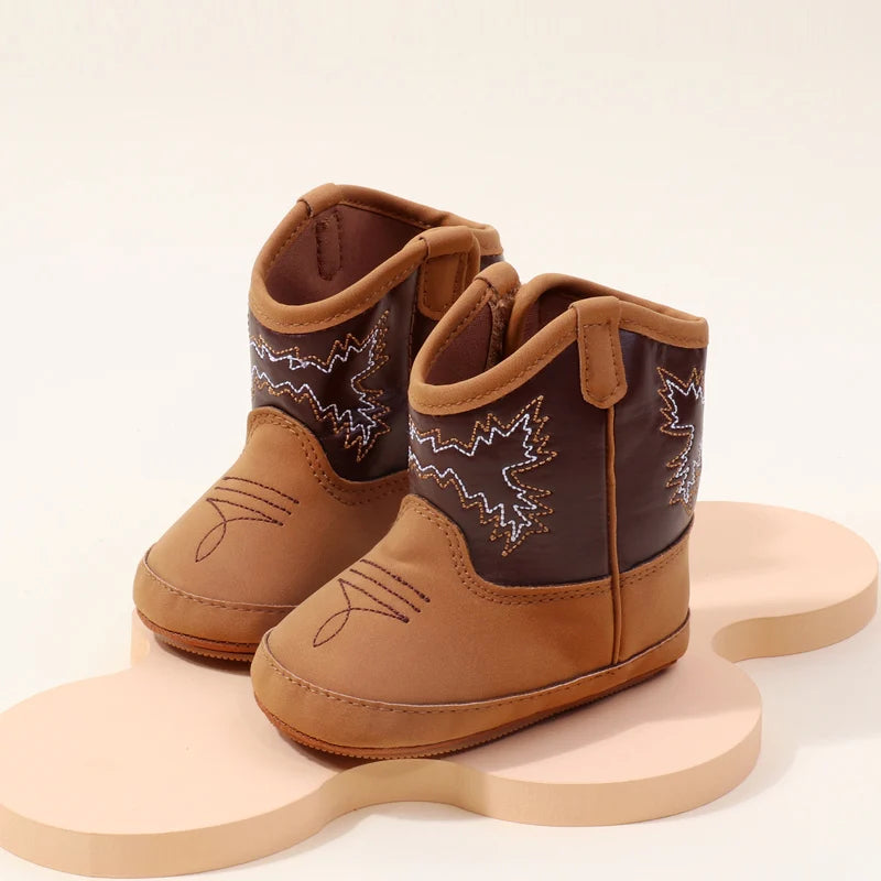 Baby Little Boots Soft PU and Cotton