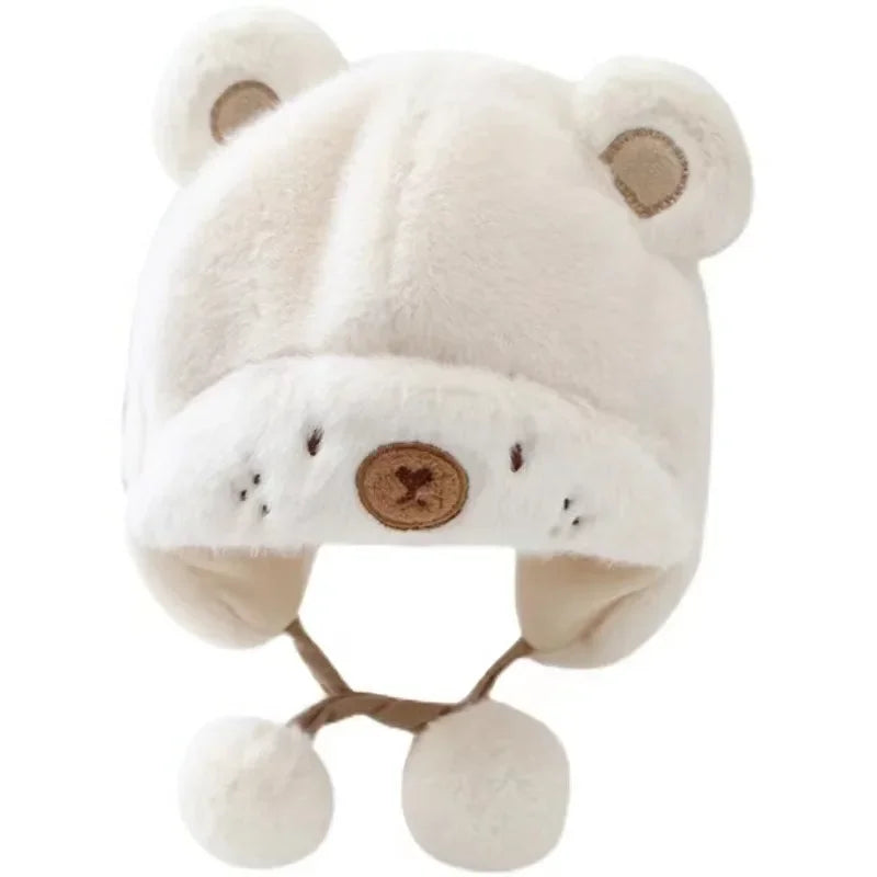 Cute Ear Protection Hats Soft Newborn Bonnet